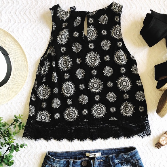 Forever 21 Patterned Cropped Tank - Picture 5 of 5